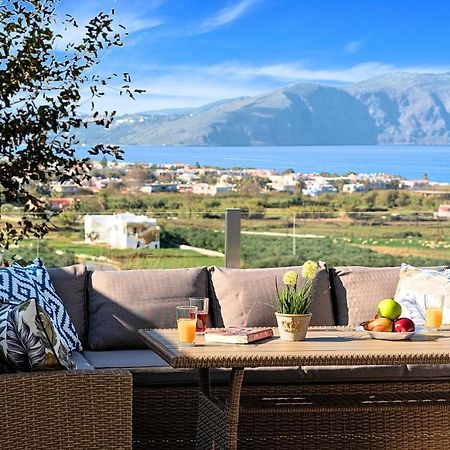 Cretan Sunset Villa Heated Pool Dhramia Exterior photo