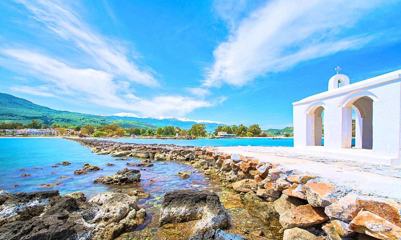 Cretan Sunset Villa Heated Pool Dhramia Exterior photo